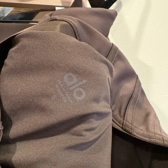 ALO Yoga 7/8 High-Waist Airlift Legging + Corset Bra Set Espresso Brown sz Small - Picture 8 of 9